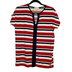 Michael Kors Red White & Blue Top